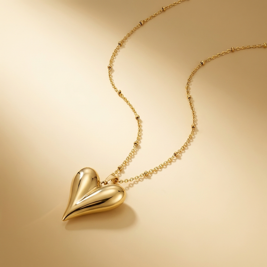Golden Heart Necklace
