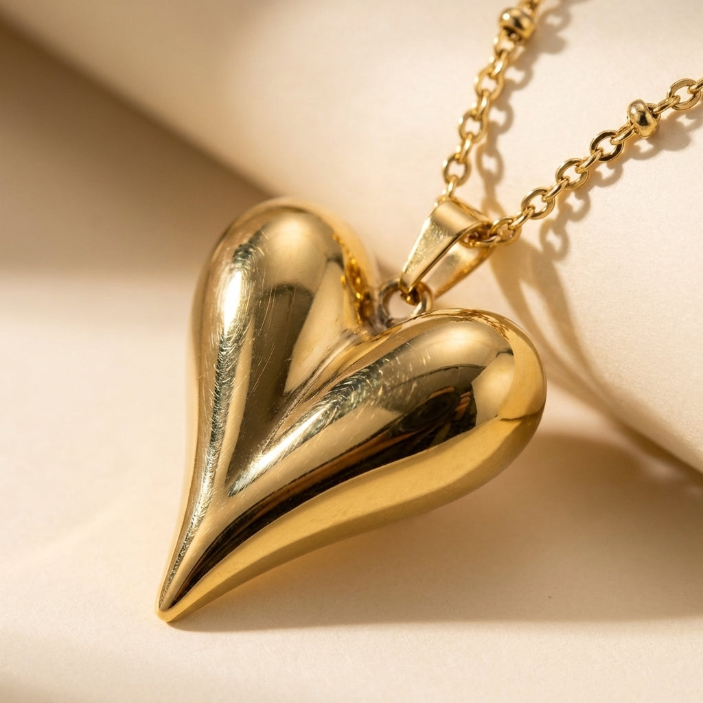 Golden Heart Necklace