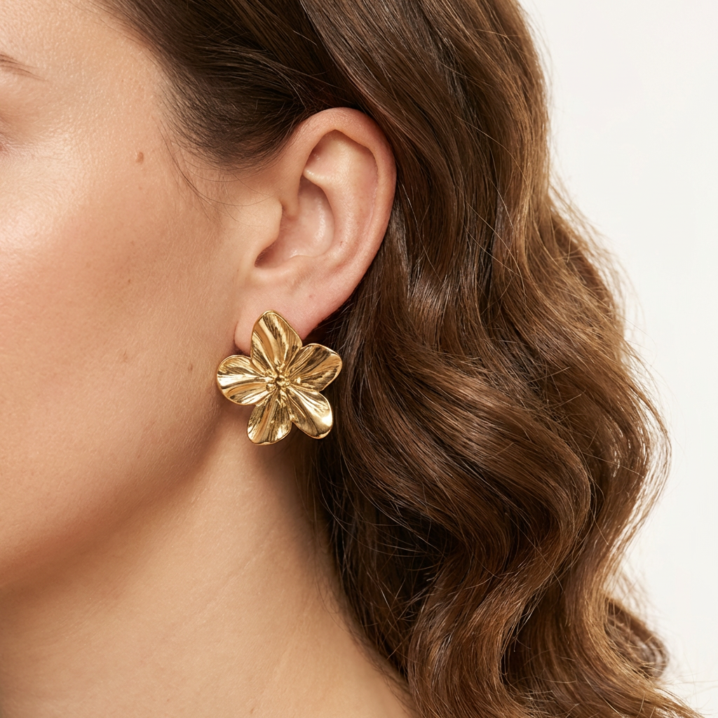 Golden Bloom Earrings